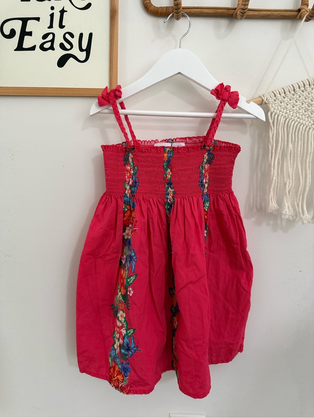 Kids R Us - Y2K - 4t floral dress with smocking